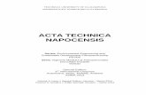 ACTA TECHNICA NAPOCENSIS - Ingineria Mediului · 2017-11-15 · Ingineria Mediului şi Antreprenoriatul Dezvolt ării Durabile – Vol. 3, Nr. 1 (2014) 5 3rd International Congress