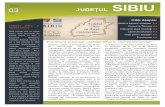BULETIN J UDEȚUL - Consiliul Judetean Sibiu · 2019-05-17 · Sibiului, obiceiurile de nuntă din Sălaj, suite de dansuri din Banat, Moldova și Transilvania. „Căldura cu care