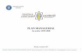 PLAN MANAGERIAL MANAGERIAL 2019 - 2020 (2... · 2019-12-13 · ORDINUl nr. 5079 din 31 august 2016 privind aprobarea ROFUIP ... Strategia național de învățare pe tot parcursul