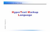 HyperText Markup Languagemihaela/teach/psw/curs02psw.pdf · 2006/2007 - Mihaela Brut [2] Proiectare situri Web Elemente de bază • HTML este un limbaj de adnotare • Marcajele