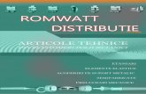 Catalog ROMWATT 2013 NOU NOU · 2013-11-27 · Proprietatile deosebite ale elastomerilor au oferit posibilitatea inlocuirii produselor din cauciuc clasic supuse la efort indelungat,