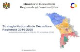 Strategia Națională de Dezvoltare Regională pentru anii ... · 1.1 Contextul politicii de dezvoltare regional ... SNDR 2016-2020 - structura, obiectivele, impactul scontat, etape