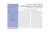 ISSN GAZETA bibliotecarului · 2019-03-12 · Buletin informativ al Bibliotecii Naţionale şi al Asociaţiei Bibliotecarilor din Republica Moldova GAZETA bibliotecarului În acest