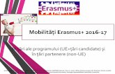 Mobilităţi Erasmus+ 2016-17/Studenti Outgoing/Prezentare_Erasmus... · •Alte subiecte: •Există acorduri recomandate, preferate? •Nu, instituțional nu ne putem asuma favorizarea