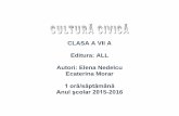 CLASA A VII A Editura: ALL Autori: Elena Nedelcu …scoalaturluianu.info/wp-content/uploads/2015/11/CULTURA...Caracterizarea diferitelor tipuri de grupuri sociale din perspectiva specificului