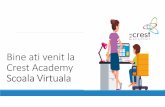 Bine ativenitla Crest Academy ScoalaScoalaVirtuala Virtuala · 2020-04-02 · PregatireaPregatireapentru pentrupentruinstruirea instruireainstruireade ddee de acasaacasa Tine mintesatespelipe