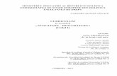 CURRICULUM - Universitatea de Studii Europene din Moldova · 7 Codul deontologic şi etica avocatului 2 1 2 1 4 7 8 Avocatul în cauzele iniţiate împotriva RM la CEDO 1 1 5 6 9
