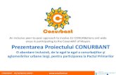Prezentarea Proiectului CONURBANT · 2012-12-04 · CONURBANT - IEE/10/380/SI2.589427 - An inclusive peer-to-peer approach to involve EU CONURBations and wide areas in participating