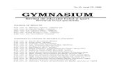 Nr.13, Anul IX, 2008 GYMNASIUM · 2017-08-04 · Nr.13, Anul IX, 2008 GYMNASIUM Revistă de educaţie fizică şi sport Revistă de strictă specialitate COLEGIUL DE REDACŢIE Prof.