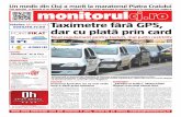 LUNI | 7 OCTOMBRIE 2019 | anul XXII, nr. 185 (5610) | 12 ... · Ministerul Apelor spune nu pot ﬁ folosite ambarcaţiunile motorizate, hidroavioane-le şi skijeturile pe Tarniţa.