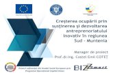 Creşterea ocup rii prin susţinerea şi dezvoltarea ...bizzsmart.ro/BizzSmart_Prezentarea proiectului.pdf · ajutor de minimis în regiunea Sud-Muntenia, cu adresare către persoanele