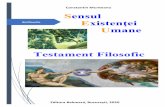 Sensul Existentei Umane - Asociatia Romana de Balneologie / …bioclima.ro/ESEU1.pdf · 2020-04-19 · clasificarea formelor de energie (mecanică, chimică, electrică, etc.) fiind