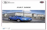 Fisa Fiat 500X E6D- Aprilie 2020€¦ · Finisaje exterioare cromate DRL si stopuri cu LED Carcase oglinzi retrovizoare de culoare neagra Bare de protectie in culoarea caroseriei