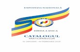 PROGRAMUL EDIŢIEI A XVI - chamber.mdchamber.md/.../01/Catalogul-expozitiei-Fabricat-in... · Camera de Comerţ şi Industrie a Republicii Moldova MD-2004, Republica Moldova mun.