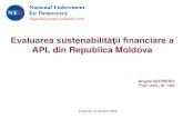 Evaluarea sustenabilităţii financiare aold.viitorul.org/public/files/Prezentare_Angela_Secrieru_21_ianuarie... · Evaluarea sustenabilităţii financiare a APL din Republica Moldova