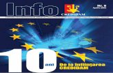 ani De la înfiinţarea CREDIDAM · patronaj al Preşedintelui României, în 27-28.04.2007, a generat un prim dialog al artiş-tilor şi experţilor străini cu autorităţile publice
