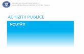 ACHIZIȚII PUBLICE...Legea nr. 100/2016 privind concesiunile de lucrări și concesiunile de servicii, publicatăîn Monitorul Oficial al României nr. 392/2016; Norme de aplicare: