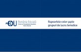 U România Educată Rapoartele celor șapte grupuri de lucru ...romaniaeducata.eu/wp-content/uploads/2019/01/...complet la nivel de licenbă (3 ani de studiu, nivel ISCED 6 cu 180