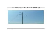 STALPI METALICI DE INALTA TENSIUNE - Electroutil · 2016-04-05 · Domenii de utilizare pentru stâlpul SMT-ITn 110114. SC Electroutil Aliser S.R.L. Page 10 Domenii de utilizare pentru