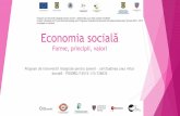 Antreprenoriat in economia sociala - 4 Change · PDF file 2016-10-12 · -Economia sociala (ES) este o parte a economiei care nu este nici privata, nici publica. - Obiectivul ES nu