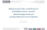 Manual de utilizare platforma web - conectApps · 2020-04-02 · poarta si inregistrarile din interfata de planificari. Colorarea inregistrarilor in functie de stadiul lor se va face