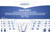 RAPORT - UMFST · 2016-07-28 · RAPORT DE ACTIVITATE 2011-2015 Ministerul Educaţiei Naţionale și Cercetării Științifice ROMÂNIA științific de Cercetare Medico-Farmaceutică