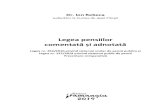 Dr. Ion Rebeca - Libris.ro pensiilor...Legea pensiilor comentată și adnotată Legea nr. 263/2010 privind sistemul unitar de pensii publice și Legea nr. 127/2019 privind sistemul