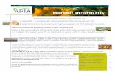 Buletin Informativ · Page 2 Buletin informativ al APIA - Centrul Judetean GORJ 31 august 2016— termen limita pentru vizarea carnetului de rentier agricol pentru anul 2015 Centrul