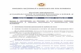 UNIUNEA NAŢIONALĂ A BAROURILOR DIN ROMÂNIA · 6. Informare, analiză, măsuri organizatorice privind: - Punerea în aplicare a Legii nr. 25/2017 privind modificarea și completarea