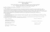 REPUBLICA MOLDOVA GUVERNUL HOTARIRE · 2020-01-28 · Fenomene atmosferice 0,90 1.13. Depuneri de polei şi chiciură 4,50 2. Informaţia actinometrică (pentru un termen) 2.1. Radiaţia