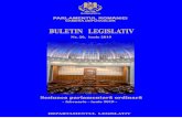 GRAFICE-Schema Bilant FEB IUNIE 2019 nr. 20(februarie - iunie)* Nr. crt. Domeniul de reglementare Titlul legii Stadiul A. Domeniul buget - finanţe: 1. Lege privind aprobarea Ordonanţei