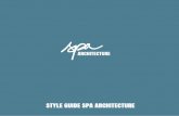 ARCHITECTURE - Toud · Logo-ul este format din numele brandului - SPA Architecture. Cuvântul SPA - este scris cu un font de mână vectorizat și modficat iar Architecture este scris