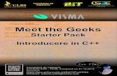 Meet the  

Facultatea de Inginerie C++ FTW! Meet the Geeks Starter Pack Introducere in C++ Facultatea de Inginerie Sambata 9:00 - 12:00, incepand cu 27.10.2018 Inscrieri: https