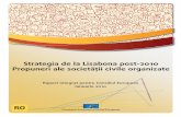 Strategia de la Lisabona post-2010 Propuneri ale ... · Comitetul Economic şi Social European Strategia de la Lisabona post-2010 Propuneri ale societăţii civile organizate RO Raport