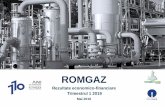 ROMGAZ · România: Prețuri gaze naturale pe BRM în T1/2019, Producători și Consumatori finali Sursa: Rapoarte ANRE * Inclusiv consumul tehnologic al consumatorilor industriali