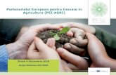 Parteneriatul European pentru Inovare in Agricultura (PEI ...€¦ · fermieri, consultanta agricola, agri-business, cercetatori, ONG-uri, etc) care planuiesc impreuna un proiect
