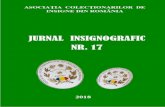 JURNAL Nr. 17 - aciro.roaciro.ro/jurnal/jurnal_17.pdf · JURNAL INSIGNOGRAFIC Nr. 17 2017 ISSN 1843-9535 . 2 Pe coperta I sunt redate imaginile plachetei şi insignei ce însoţesc