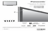 Instrucţiuni de utilizare Televizor cu plasmă cu plasma Panasonic TX... · 2009-10-16 · Transportarea televizorului cu ecranul în sus sau în jos ar putea duce la distrugerea