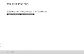 Sistem Home Theatredownload.sony-europe.com/pub/manuals/swt/Z004/Z004862111.pdftelevizorului. 1 Apăsaţi HOME. Meniul de pornire apare pe ecranul televizorului. 2 Selectaţi [Setup]