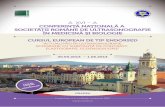 Societatea Romana de Ultrasonografie in Medicina …...30.05.2013 ˙ 1.06.2013 Conferinţa va ﬁ creditată cu puncte EMC ORADEA A XVI ˜ A CONFERINŢĂ NAŢIONALĂ A SOCIETĂ˛II