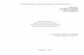 ACADEMIA DE STUDII ECONOMICE DIN MOLDOVA APROBAT …ase.md/files/catedre/contabil/Raport_activitate_2016-2017.pdfFrauda bancară”; Bajerean E. – „Particularitățile contabilității