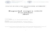 Raportul asupra stării Facultăţii - Home: UMFST...la faliment”, organizate în cadrul programului Laboratorul Academic, în zilele 19 și 20 noiembrie 2019, cu participarea dlui