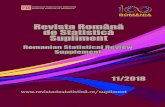 Romanian Statistical Review Supplement nr. 11 / 2018insse.ro/cms/sites/default/files/field/publicatii/... · fost tratată de Garin, Lester and Sims (2016). Chamberlin (2011) a investigat