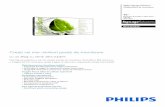 Crea i cei mai uimitori pere i de monitoare · 2015-05-21 · Philips Signage Solutions Afișaj perete de monitoare 46" Iluminare de fundal cu LED direct Full HD 500 cd/m² BDL4678XL