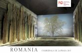 ROMANIA - unatc.ro · Prezentare concept pavilion românesc secţiunea Countries and Regions: RĂDĂCINI Loc de desfășurare: Biserica Sf. Anne, Praga Vom prezenta o suită de copaci-vedete