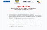 @DMIN PROGRAMUL OPERAŢIONAL DEZVOLTAREA …fonduriadministratie.ro/wp-content/uploads/2015/08/... · 2019-09-24 · 167 traineri implicaţi, 1.287 instituţii şi autorităţi publice
