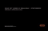 Dell 27 USB-C Monitor - P2720DC...Despre monitor 9 Identificarea pieselor şi a comenzilor Vedere din faţă 1 2 Butoane de control Etichetă Descriere Utilizare 1 Butoane de funcții