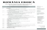 romÂnia eroicÃ - GeoPolitica · România Eroică nr. 33, Serie nouă, iunie 2007 ARENA Cu ocazia proclamării Independenţei României, de către Parlament, domnitorul Carol se