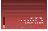 GHIDUL STUDENTULUI 2019-2020 - uadventus.rouadventus.ro/wp-content/uploads/2019/11/Ghidul... · Înainte de reforma Bologna Începând cu anul 2000, Institutul Teologic Adventist