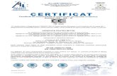 de conformitate agregate... · 2019. 4. 17. · SR EN 12620+A1 :2008 (EN sub sistemul 2+ pentru performantele prezentate în acest certificat sunt aplicate, iar controlul productiei
